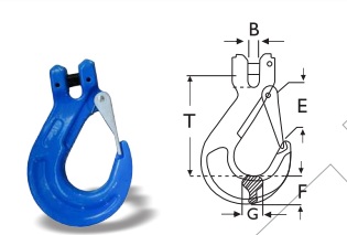 Gancho Clvis - Ao Alloy GRAU 10  B.Lotti 