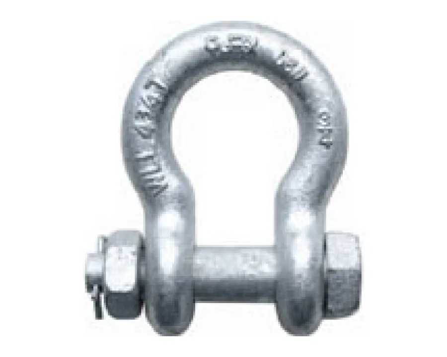 Manilha Curva MCA-PC Pino alloy com porca e cupilha
