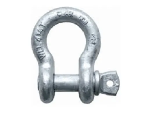 Manilha Curva MCA-PR Pino roscado alloy